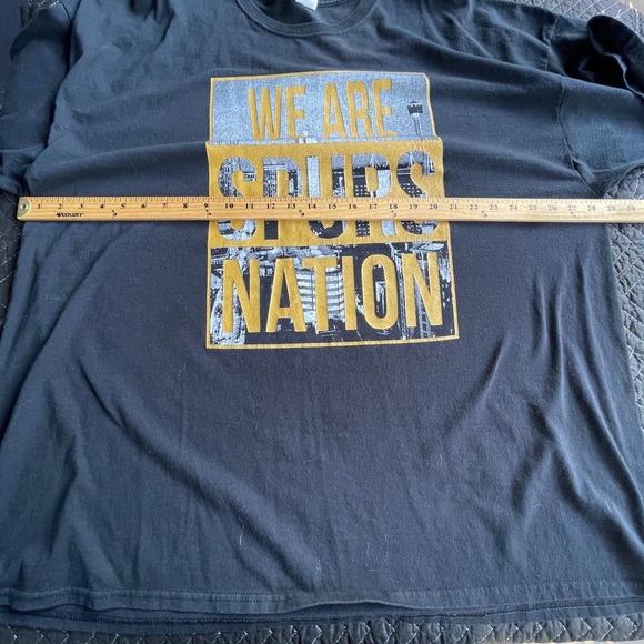 Jerzees San Antonio Spurs Shirt Adult 4XL Black Basketball Short Sleeve - Picture 6 of 9